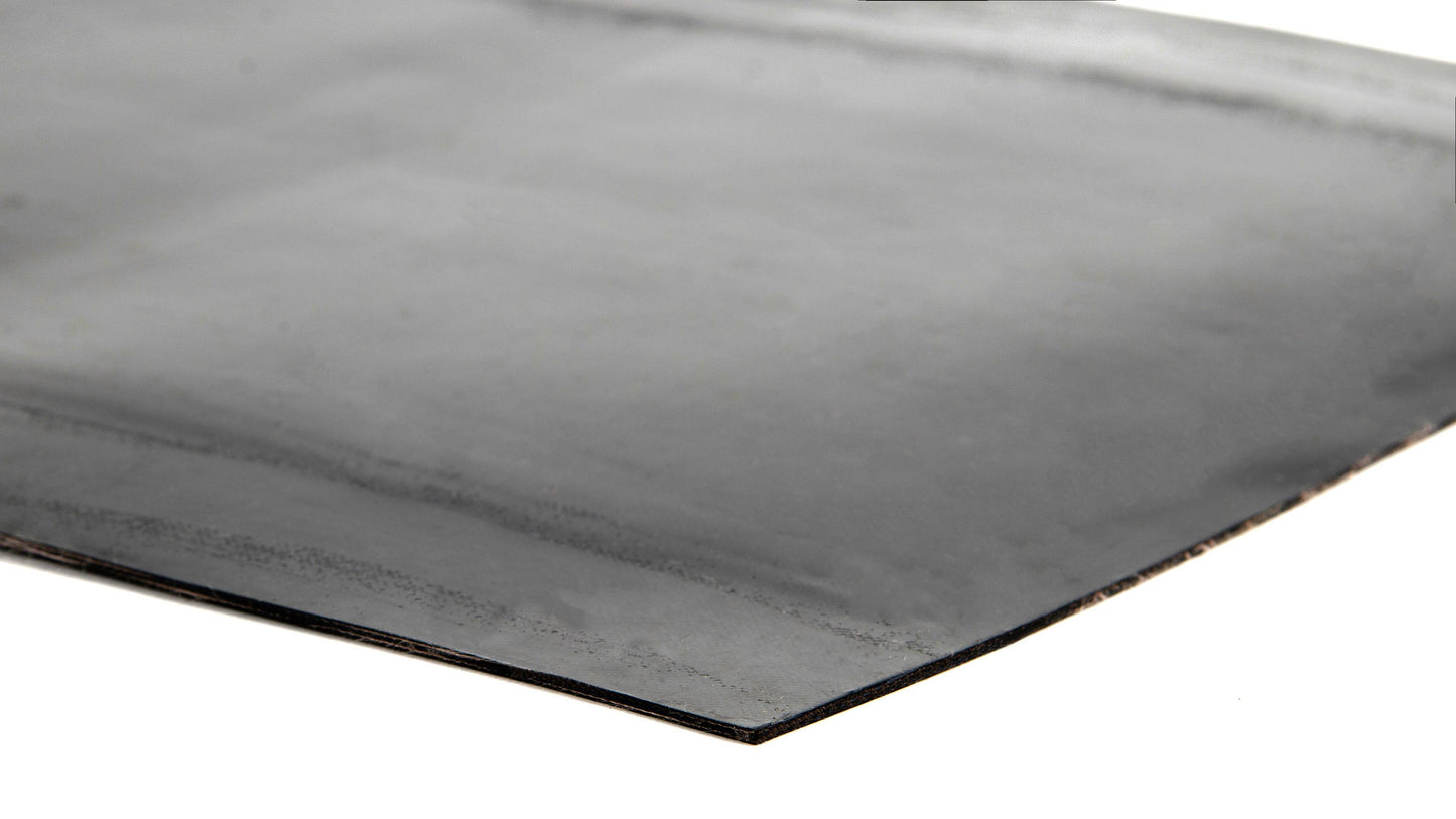 Close-up of TEK-SIL gutter & roof heating mat showing durable black surface for preventing ice dams on rooftops and gutters.