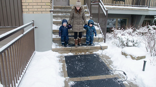 Easiest Way to Remove Snow: Heated Driveway Mats
