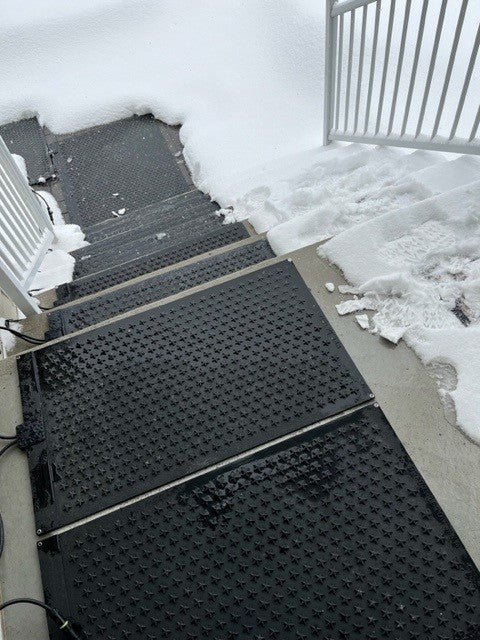Heated Outdoor Mats for Snow Melting Solutions
