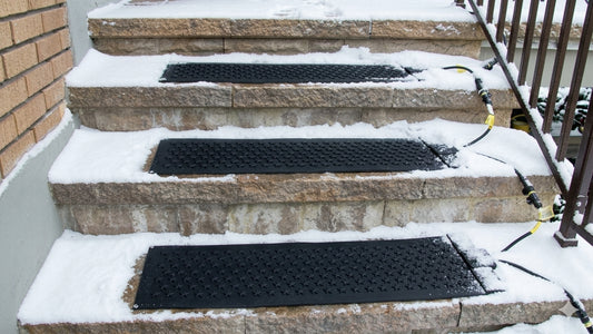 Heated Outdoor Steps & Snow Melt Mats for Winter Safety