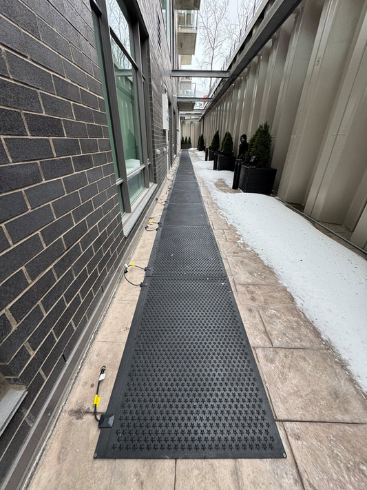 Electric Snowmelt System Installation for Commercial Spaces