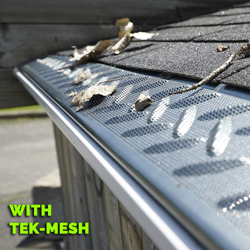 Tek-Mesh™ Micro-Mesh Gutter Guards: Ultimate Leaf Protection